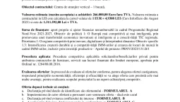 Anunt achizitie centru de strunjire vertical Flexibil 21.05.20241