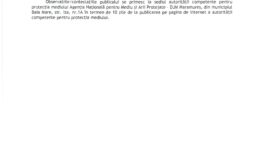 Anunt public privind emiterea decizia etapei de incadrare revizuite